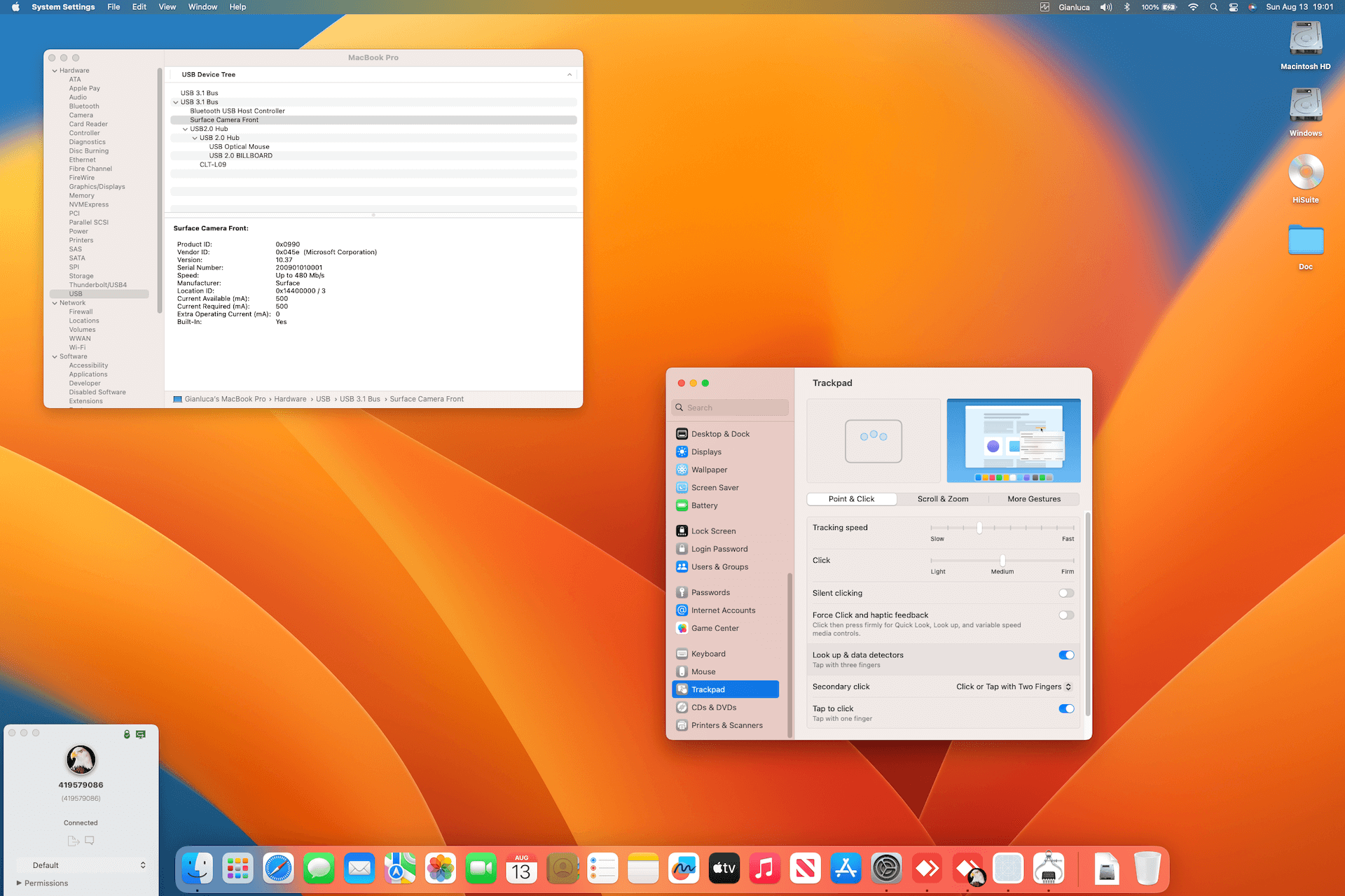 Microsoft Surface Laptop 3 [IceLake   Intel UHD Graphics G1]   OpenCore 1